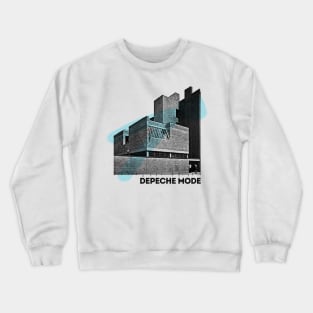 Depeche Mode Industrial Collage Fanart Tribute Crewneck Sweatshirt